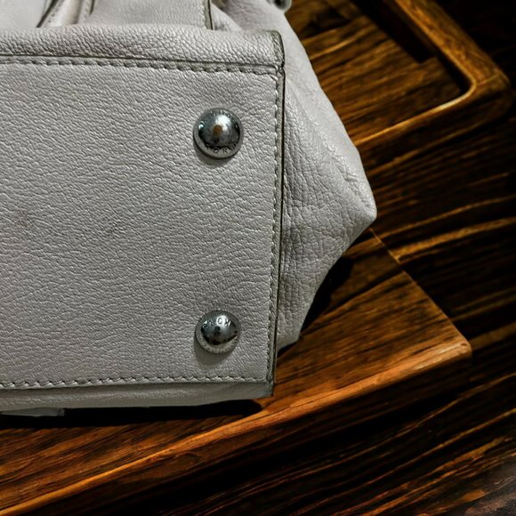 Michael Kors Large Clay Color Hamilton Satchel Tote Bag Padlock Shoulder Strap - Picture 10 of 16